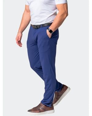 Maceoo Pants Sunnavy - Blue