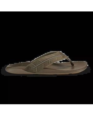Olukai Tuahine Palm Sandal - Black
