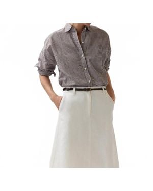 ANN MASHBURN Weekender Shirt - Gray