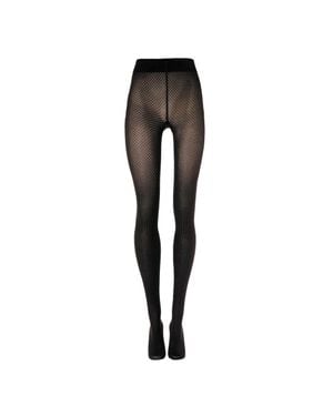 Wolford Cotton Dot Tights - Gray