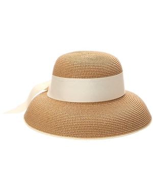 Surell Accessories Audrey Straw Sun Hat - Natural