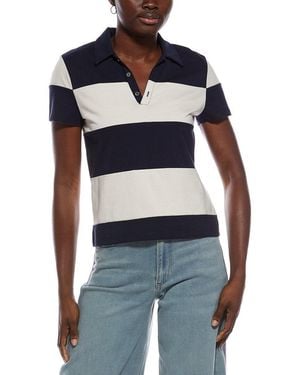 Madewell Pieced Squid Polo Shirt - Blue