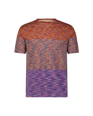 Luchiano Visconti Space Dyed T-Shirt - Purple