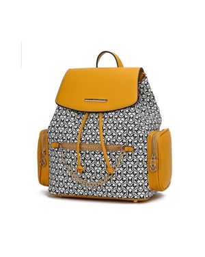 MKF Issah Backpack Stylish & Functional Design By Mia K - Metallic