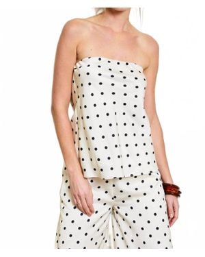 Line & Dot Ravyn Tube Top - White