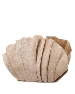 Nina Reef Clutch Bag - Natural