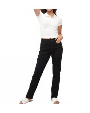 Oliver Logan Crosby Relaxed Tapered Leg Jeans - Black