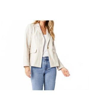 Coco + Carmen Sydney Striped Blazer - White