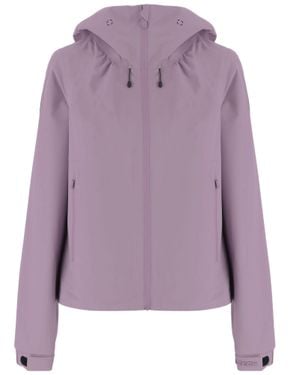 Save The Duck Lightweight Nylon Jacket With Adjustable Hood - Purple