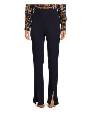 tyler boe Margie Ponte Front Slit Pants - Blue