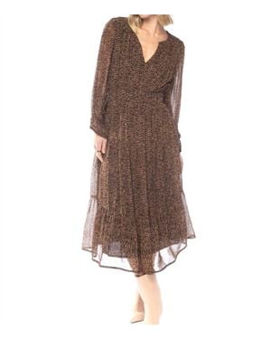 Tolani Arwen Flowy Dress - Brown