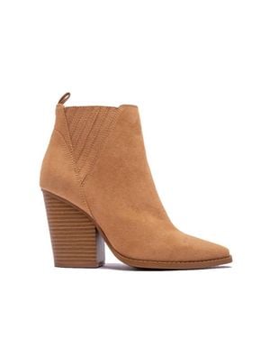 Ccocci Slay Pointed Toe Boot - Brown