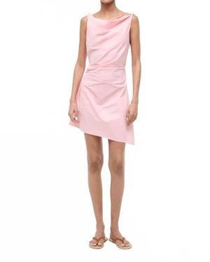 STAUD Callie Mini Dress - Pink