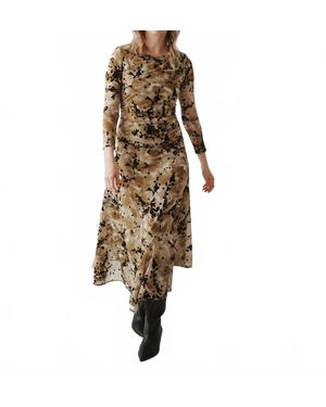 T.W.I.N. That’s What I Need Mesh Asymmetric Dress - Natural