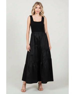 Mittoshop Jordan Tank Maxi Dress - Black