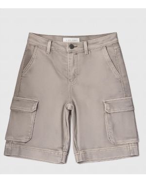 Risen Charlie High Rise Cargo Bermuda - Natural