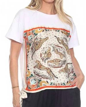 FLORA ASHLEY In And You Out Blouse - Brown