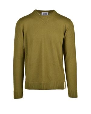 Alpha Studio Crew-Neck Pullover Sweater - Green