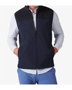 Mizzen+Main Venture Fleece Vest - Blue