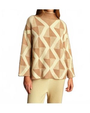 DELUC Troy Turtleneck Sweater - Natural