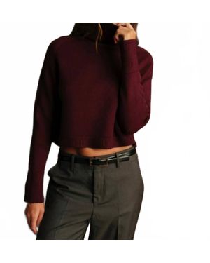 DELUC Pamela Turtleneck Sweater - Red