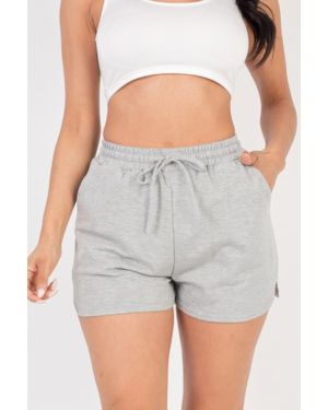 TRUEDAMES French Terry Shorts - Gray