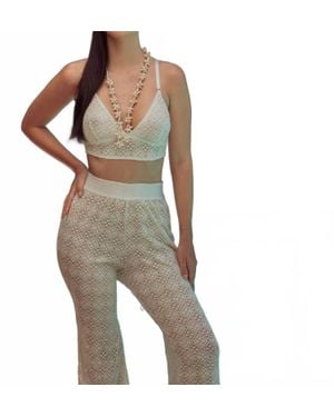 Kilo Brava Geo Lace Bralette - Brown