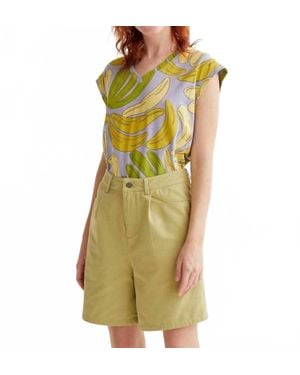 Compañía Fantástica Banana Short Sleeve Shirt - Green