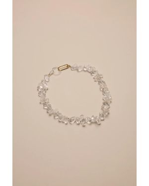 Lucky Brand Chunky Resin Statement Necklace - Natural