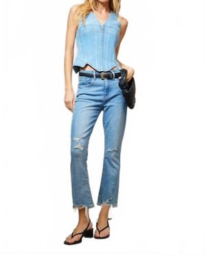 Blue B Rugged Corset Vest - Blue