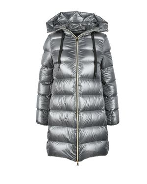 ANNIE PARIS Long Puffer Jacket - Gray
