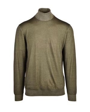 Mauro Ottaviani Merino Wool Turtleneck Sweater - Green