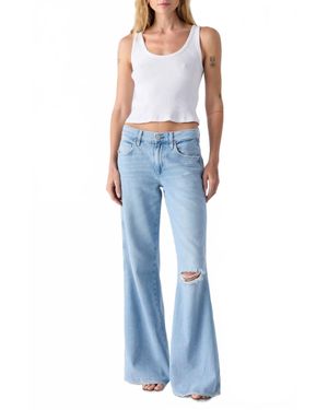 AMO Faith Flare Jeans - Blue
