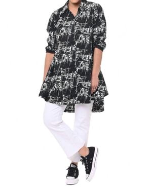 Tulip Clothing Newport Long Button Down - Multicolor