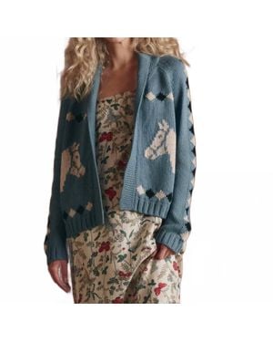 The Great The Stable Lodge Cardigan - Blue