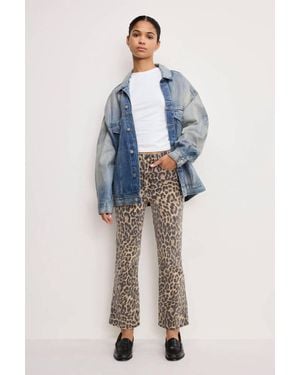 GOOD AMERICAN Standard Kick Flare Jeans - Blue