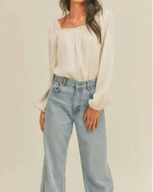 Lush Long Sleeves Bodysuit - Blue