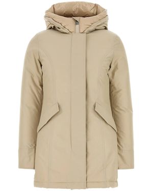 Woolrich Arctic Structured Ramar Cloth Parka - Natural