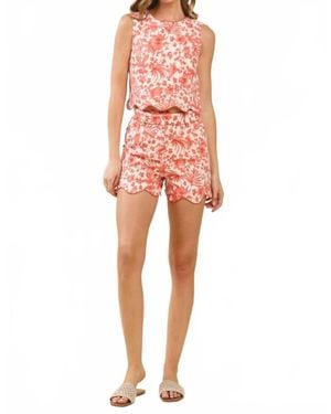 TCEC Olivia High Waist Short - Red