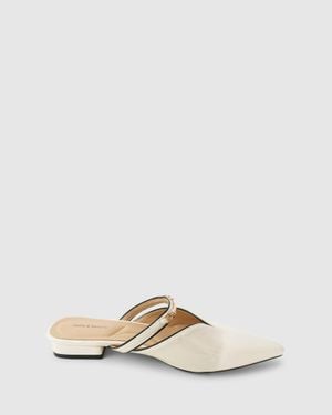 Belle & Bloom Magic Hour Ballet Slide - White