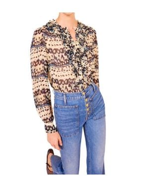 Ulla Johnson Clio Blouse - Blue