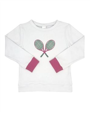 Lullaby Set Girl's Alex Sweatshirt - White