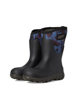 Bogs Classic Seamless Mid Rain Boots Waterproof Zogg3611 - Black