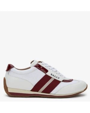 Bally Althea Leather Low-Top Sneakers, Brand Size 35. Us - Brown