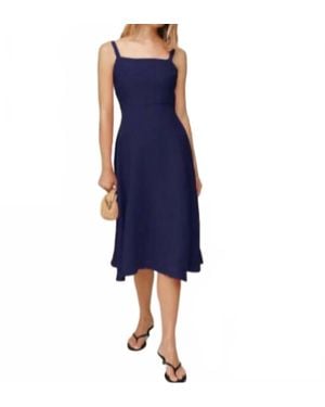 Bella Dahl Apron Midi Dress - Blue