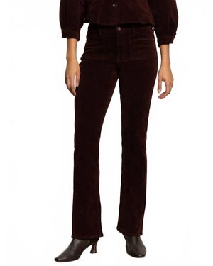 Sanctuary Velveteen Brook Bootcut Pants - Black