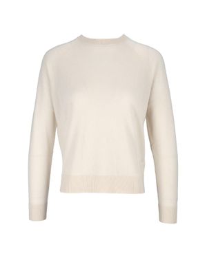 MC2 Saint Barth Off- Delphine Relaxed Fit Cashmere Sweater - White