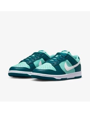 Nike Dunk Low Dd1503-301 Sneakers Geode Leather Lifestyle Shoes - Green