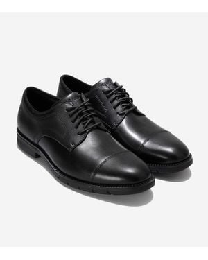 Cole Haan Flexgrand 360 C40432 Oxford Cap Toe Dress Shoes Zogg293 - Black