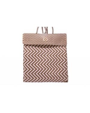 Lolas Bag Chevron Small Backpack - Black